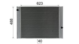 Chłodnica, układ chłodzenia silnika Mahle CR582000P