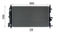 Chłodnica, układ chłodzenia silnika Mahle CR1011000P