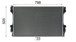 Chłodnica, układ chłodzenia silnika Mahle CR1163000P