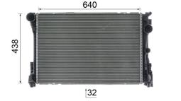 Chłodnica, układ chłodzenia silnika Mahle CR1684000P