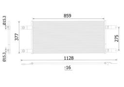 Skraplacz, klimatyzacja MAHLE AC1034000S