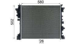 Chłodnica, układ chłodzenia silnika Mahle CR2598000P
