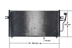 Skraplacz, klimatyzacja MAHLE AC458000S