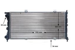 Chłodnica, układ chłodzenia silnika MAHLE CR489000S