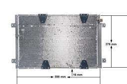 Skraplacz, klimatyzacja MAHLE AC713000S