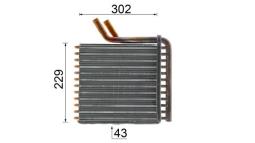 Wymiennik ciepła, ogrzewanie wnętrza MAHLE AH167000P
