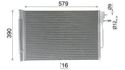 Skraplacz, klimatyzacja MAHLE AC955000P