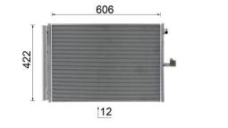 Skraplacz, klimatyzacja Mahle AC932000S