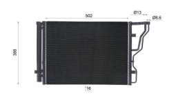 Skraplacz, klimatyzacja Mahle AC1070000S
