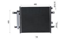 Skraplacz, klimatyzacja Mahle AC1073000S