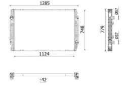 Chłodnica, układ chłodzenia silnika MAHLE CR2722000P