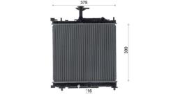 Chłodnica, układ chłodzenia silnika Mahle CR2685000S