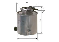 Filtr paliwa Bosch F026402019