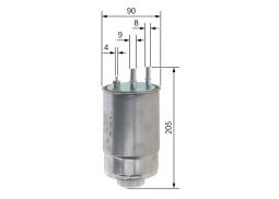 Filtr paliwa Bosch F026402076