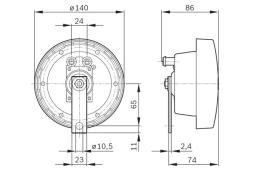 Klakson BOSCH 0 320 226 004