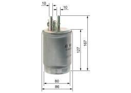 Filtr paliwa Bosch 0450906357