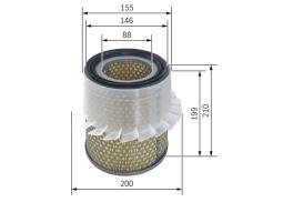 Filtr powietrza Bosch 1457433646