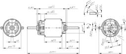 Silnik elektryczny, dmuchawa wnętrza BOSCH 0 130 101 616