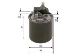 Filtr paliwa Bosch F026402837