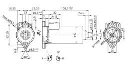 Element nastawczy, regulacja zasięgu świateł BOSCH 0 130 002 632