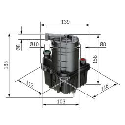 Filtr paliwa Bosch 0450907015