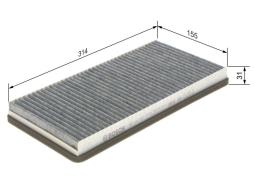 Filtr, wentylacja przestrzeni pasażerskiej Bosch 1987432307