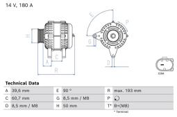 Alternator Bosch 0986085980