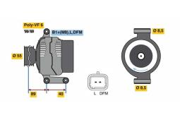 Alternator Bosch 0986042720