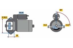 Rozrusznik Bosch 0986023610