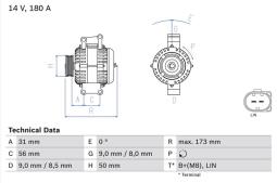 Alternator Bosch 0986047690