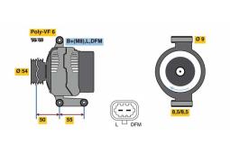 Alternator Bosch 0986081120