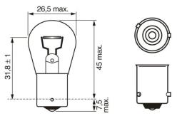 Żarówka, lampa kierunkowskazu