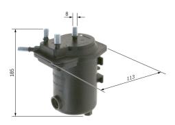 Filtr paliwa Bosch 0450907012