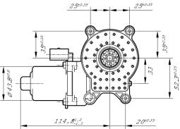 Silnik elektryczny, podnośnik szyby Bosch F006B40703