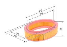 Filtr powietrza Bosch 1457433311