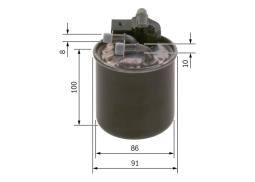 Filtr paliwa Bosch F026402836