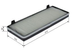 Filtr, wentylacja przestrzeni pasażerskiej Bosch 1987432100