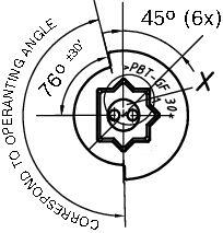 Element nastawczy, regulacja zasięgu świateł BOSCH 0 132 801 169