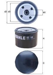 Filtr oleju Knecht OC64