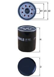 Filtr oleju Knecht OC521