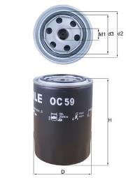 Filtr oleju Knecht OC59