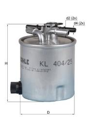 Filtr paliwa Knecht KL404/25