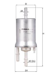 Filtr paliwa Knecht KL572