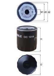 Filtr oleju Knecht OC1014