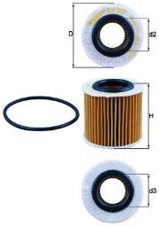 Filtr oleju Knecht OX360D