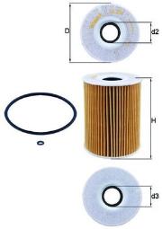 Filtr oleju Knecht OX254D1