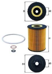 Filtr oleju Knecht OX636D