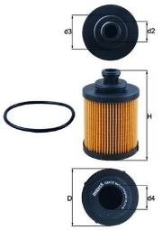 Filtr oleju Knecht OX418D