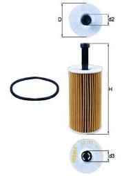 Filtr oleju Knecht OX193D