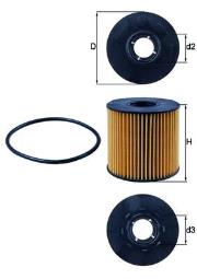Filtr oleju Knecht OX210D